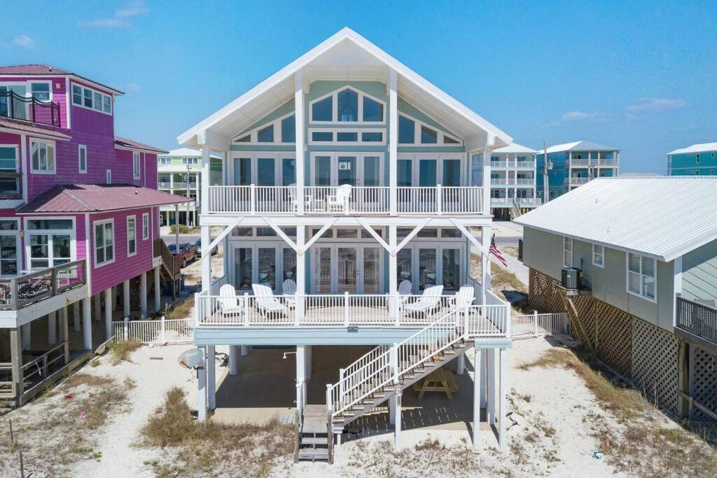 Oceanfront/Zero Steps To Beach/Views/4Br กัลฟ์ชอร์ส ภายนอก รูปภาพ